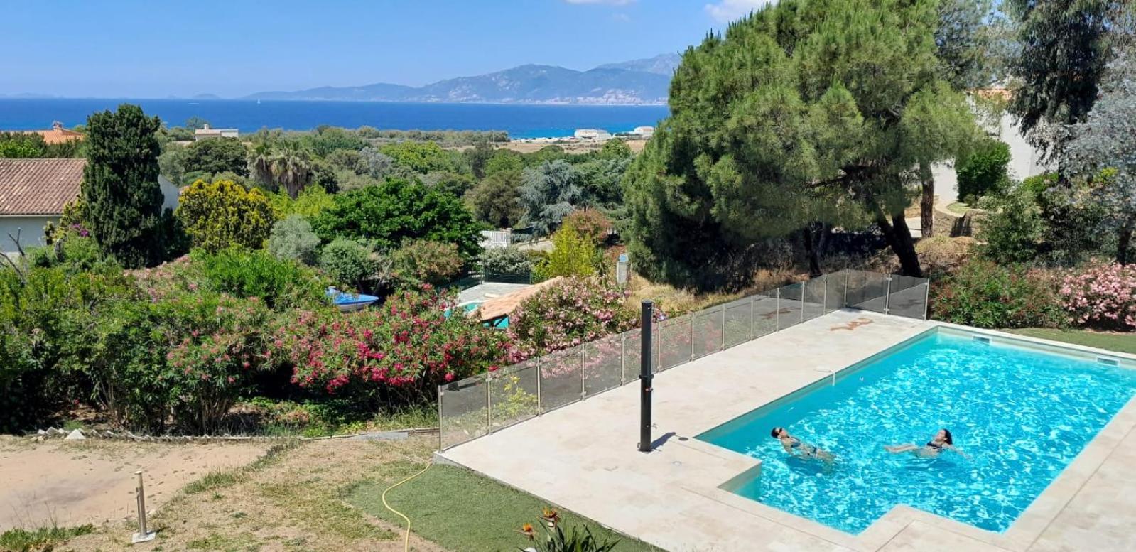 Corsicadream Arone Superbe Appartement Dans Villa, Vue Panoramique Mer, Piscine, Proche Porticcio Pietrosella Экстерьер фото